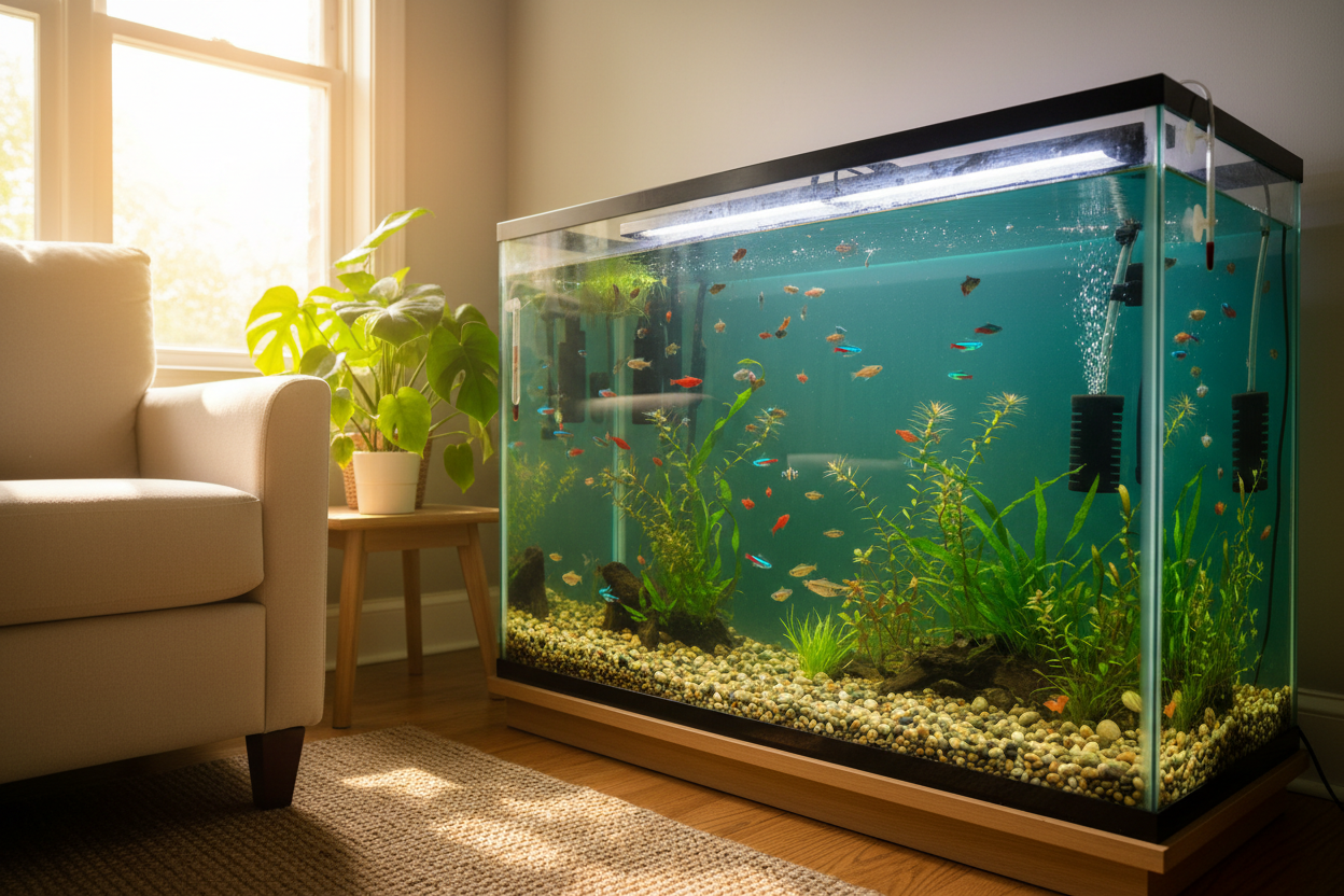 How to Create a Dreamy Aquarium Corner at Home