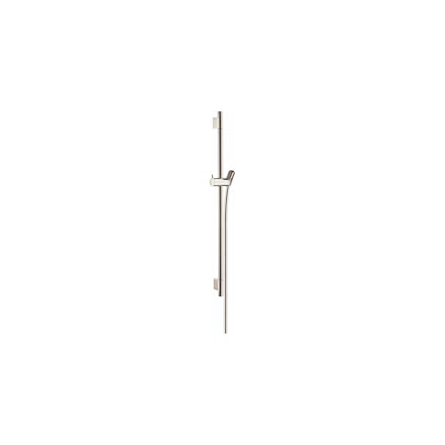 hansgrohe Wallbar S, 24" Minimalist 4-inch Modern Spray Easy Height Adjust Wallbar in Polished Nickel, 28632830 - color: Polished Bronze
