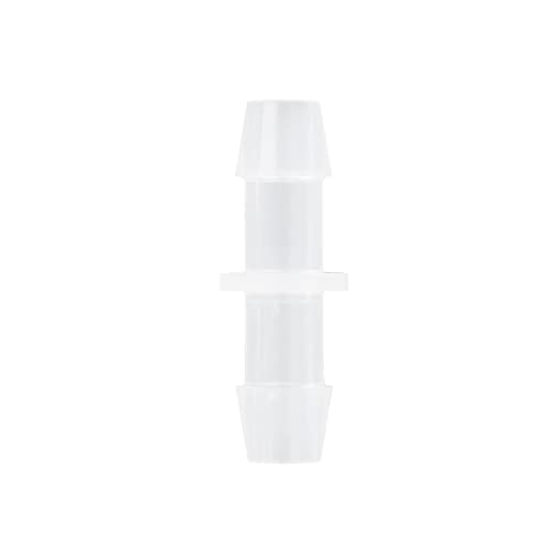 10pcs 3/4" PP Plastic Hose Barb Fitting, Pharmaceutical Polypropylene Connectors Barbed Splicer Mender Joint Adapter Union Fittings - size: 3/4 Inch, style: 10pcs