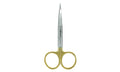 Kingfisher Fly Tying Hair Scissors, 4.5 Inch, Straight - color: Gold