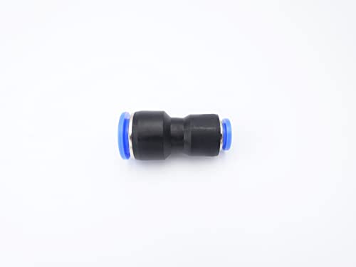 Push to Connect Fitting 1/2" Tube OD x 5/16" Tube OD Reducer, Pneumatic Air Water Straight Union Two Way Connector/Coupler (Pack of 5) - size: 1/2 inch - 5/16 inch