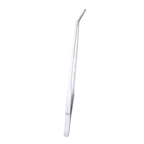 LIOOBO Aquarium Tool Set Tweezers and Scissors for Aquatic Plant Care Stainless Steel Material