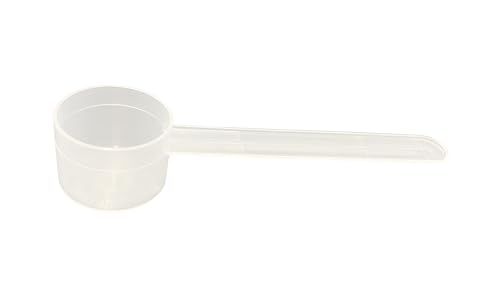 25 mL (5 Teaspoon) Long Handle Plastic Measuring Spoon for Coffee, Protein Powder, Pet Food, Spices, Grains, Dry Goods – Food-Grade BPA-Free (Pack of 10) - size: 25 mL | 25 cc | 5 Teaspoon