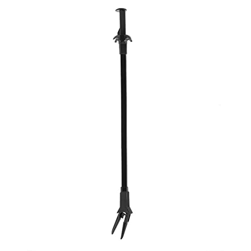 Aquarium Tongs, Fish Tank Plastic Tweezer Water Plants Algae Clamp Scrapers Cleaning Tool Clip Spot Feed and Coral Extra Long Tweezers Multi Purpose Pruning Cleaner Curved Tools