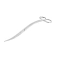 GALPADA Stainless Steel Wave Scissors for Aquatic Plants Ergonomic Aquascaping Tool for Aquarium and Potted Plant Care Rustproof Design for Precise Trimming and Maintenance