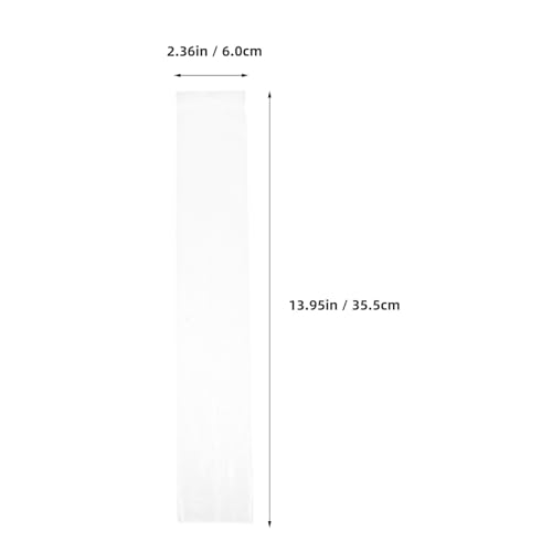 Hemobllo 50pcs Aquarium Fish Shipping Bags 6x34cm Thick Plastic Fish Transport Bags Leak-proof for Live Betta Guppy Transport