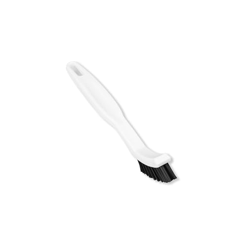 SPARTA Flo-Pac Grout Brush with Nylon Bristles, Scrubber with Handle for Bathroom and Kitchen Tile, 8", White - color: White, size: 8 Inches