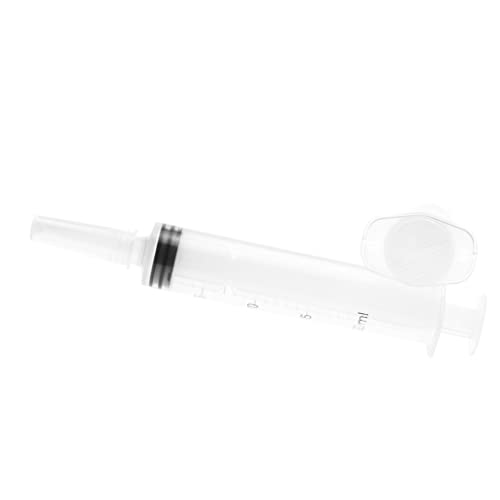 Karlling 20 ML CC syringe for liquid,Large Plastic Syringe Without Needle For Liquid Nutrient Measuring,Scientific Lab(5 Packs) - style: *20ML(5 Pack)