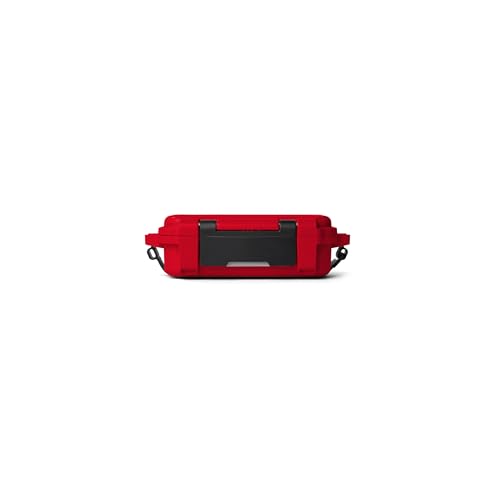 YETI LoadOut GoBox Collection, Divided Waterproof Cargo Case, Dry Box, Camera Case, Fishing Tackle Box - color: Rescue Red, size: GoBox 1