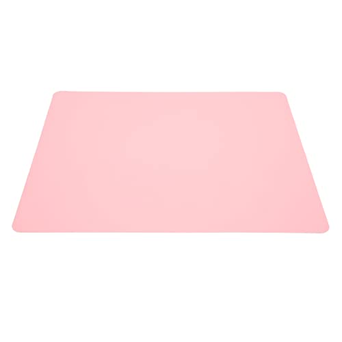 Dioche Versatile Silicone Craft Mat - Heat, Nonslip, Washable Silicone Sheet for DIY Projects, Resin Crafts, and Kitchen Use in Vibrant Pink - Large, Flexible Silicon Mat (Pink) - color: Pink