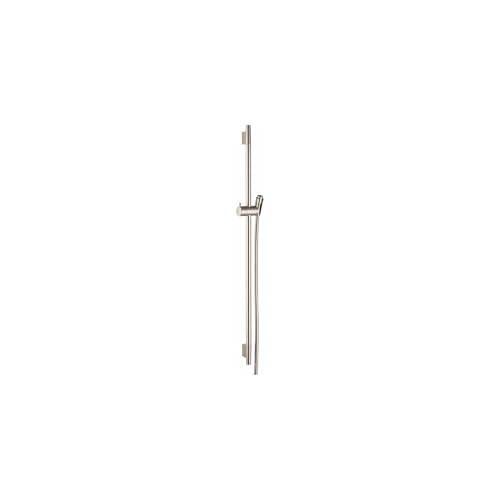 hansgrohe Unica Wallbar S, 24" Shower Slide Bar with Adjustable Handheld Shower Holder in Brushed Nickel, 28632820 - color: Brushed Nickel
