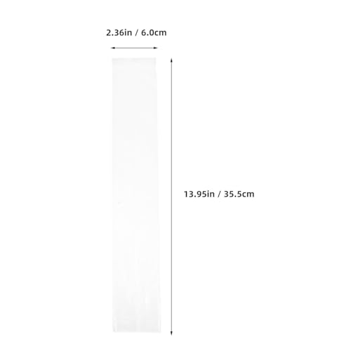 Didiseaon 50pcs Plastic Fish Bags for Live Fish Transport 6x34cm Thick Leak-proof Aquarium Shipping Containers for Betta Guppy Packaging