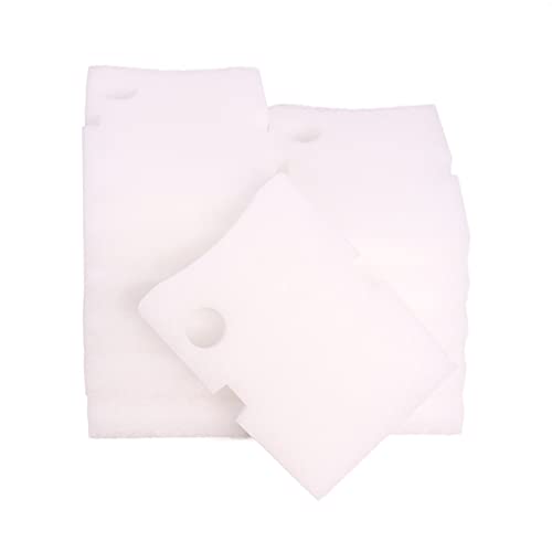 Pack of 12 Compatible White Floss Pad Filter Media Fit for Hydor Professional 250/350 - size: Pack of 12