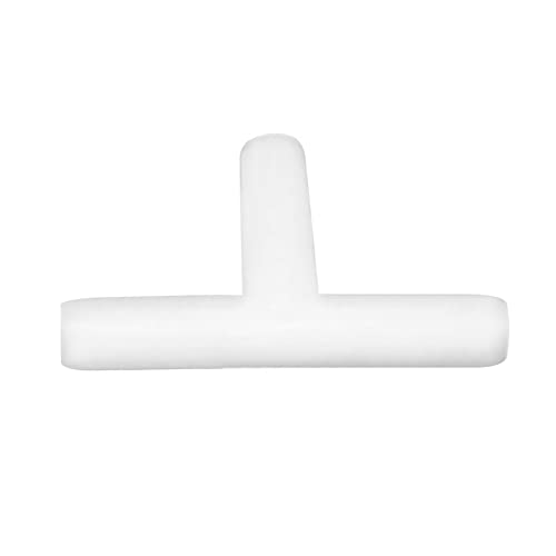 Plastic 1/8" ID Hose Barb Fittings, Equal Barbed Tee Pipe Connectors 3 Way Joint Splicer Mender Union Adapter for Boat Aquarium (Pack of 6) - size: 1/8 Inch