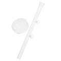 Shrimp Feeder Tube and Feeding Dish Set 20cm Crystal Glass Aquarium Feeder Tube with Feeding Box for Fish Tank Supplies