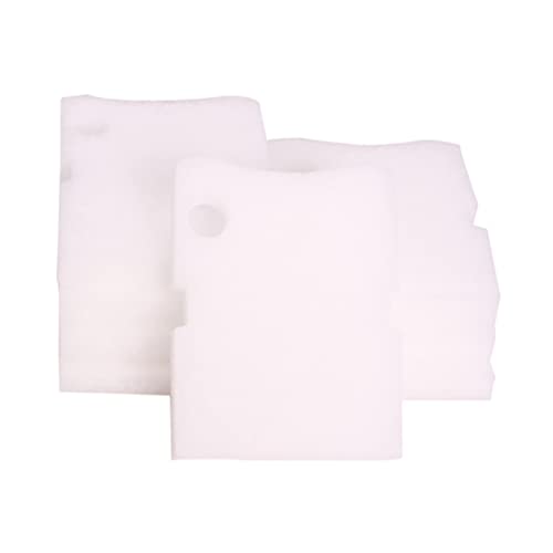 Pack of 8 Compatible White Floss Pad Filter Media Fit for Hydor Professional 450/600 - size: Pack of 8