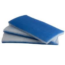 Five Star Filter Floss Premium 2 Inch Thick Aquarium Pond Filter Floss | Value Pack (3 Large Pads) 600 sqin | Double Bonded Poly Filter Pads | Easy Cut to fit | Clean Clear Water