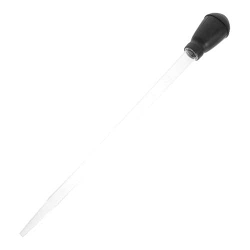 GLEAVI Aquarium Water Changer and Fish Tank Cleaning Tool, 45cm Black Plastic Pipette with 50ml Capacity, Suction and Drainage Equipment for Aquarium Maintenance