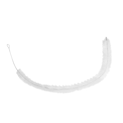 Aquarium Filter Brush, Cleaning Brush Aquarium Fish Tank Pipe Brush Pump Hose Brush Flexible Bristles Hose Pipe Cleaner with Stainless Steel Long Tube