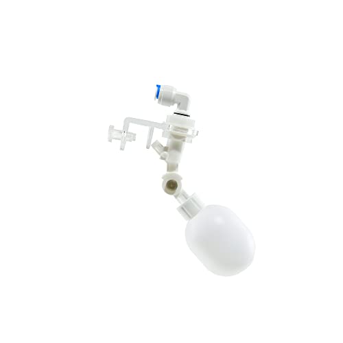 1/4 inch Plastic Adjustable Tube Float Valve Kit for Aquarium Water purifiers, Auto Water Filler Controller Auto-top-Off System, RO Water Reverse Osmosis System (1 Float + 5 Connect) - size: 1 Float + 5 Connect