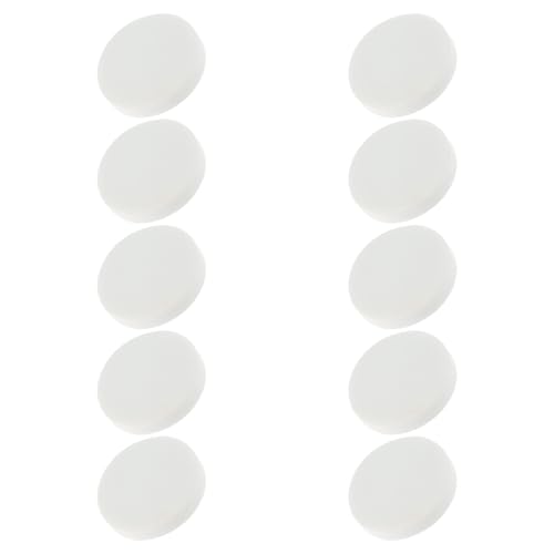 10pcs Fish Tank Coral Base Terrarium Cave Sand Stand Coral Breeding Bases Gasket Large Fish Tank Ornaments Gel Pad Coralline Serving Tray Round Conch Siphon Ceramics