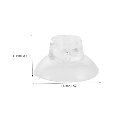 Abaodam 20 Pcs Aquarium Suction Cups with Adjustable Ties Plant Holder for Fish Tank Strong Vacuum Cups for Secure Aquatic Plant Positioning for Moss and Shrimp Nests