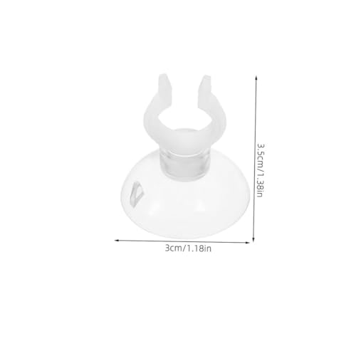 COLLBATH Aquarium Suction Cup Holder 20pcs Water Tubing Clips Fish Tank Suction Cup Clips Set