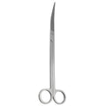 Aquarium Scissors, 9.8 In / 25 Cm Long Curved Stainless Steel, 4Mm Thick Aquatic Plant Trimmer, Sanded For Comfort, Color