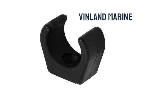 Vinland Marine Boat Stowage Clip for Ø1, Ø1-1/4, Ø1-1/2, Fishing Tool Holder, Fishing Rod Holder Clips, Boat Hook Holder Boat Ladder Clip Boat Paddle Holder Boat Tool Holder - size: For Ø1"