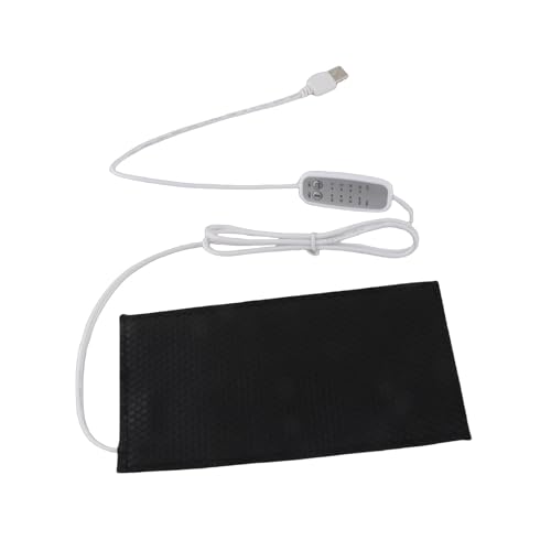 Reptile Heating Pad DC 5V Under Tank Terrarium with Temperature Control USB Power Safety 4 Gear Adjustment Reptile Heat Mat for Turtle Tortoise Snakes Lizard Gecko (25x30cm) - size: 25x30cm