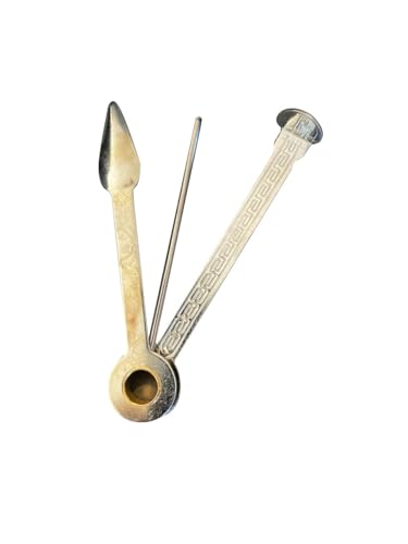 Green Piece® Cleaner - Two of the 16 oz Bottles of Glass Cleaner (Made in USA) - Including a 100% Stainless Steel Reamer - 3 in 1 tool - Excellent for grimey pieces - style: 16 Fl Oz (Pack of 2) + Reamer