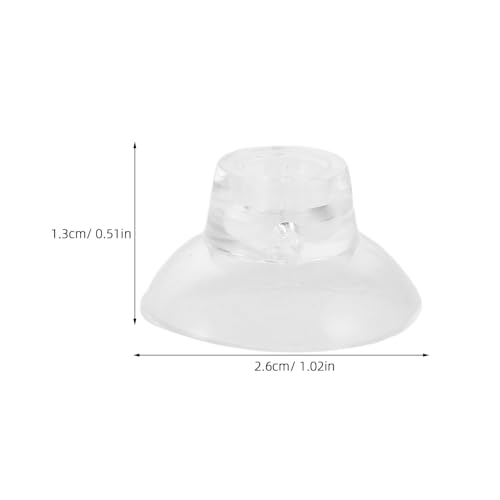 20Pcs Aquarium Suction Cups with Adjustable Cable Ties Strong Transparent Sucker Clips for Fish Tank Plants Secure Mounting for Aquatic Decor and Moss Binding