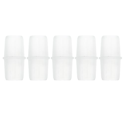 5 Pcs Plastic Hose Barb Fitting 5/8" Stright Barb Hose Connector Clear PP - size: 5/8"