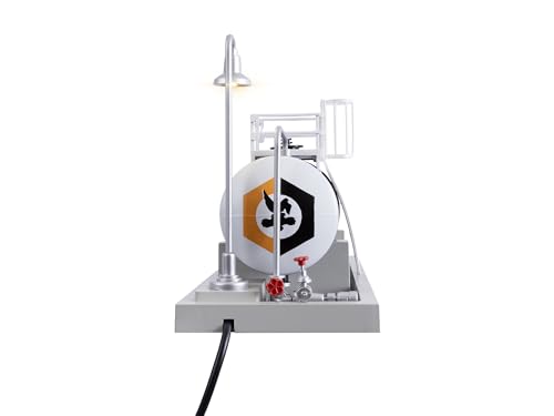 Lionel Looney Tunes Acme Plug-Expand-Play Tank O Gauge Model Train Accessory – Illuminated Tank with Metal Platform & Walkways, Railroad Scenery, Age 14+
