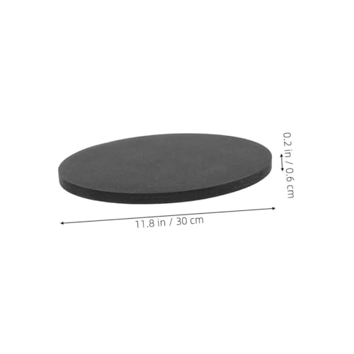 Toddmomy Fish Tank Mat Round Aquarium Pad for Micro Landscapes Soft Cushion with Non Slip Base for Shock Absorption Aquarium Accessories for Stability