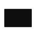 23.6'' by 15.7''Flexible Silicone Placemat Non Slip Waterproof Heat Resistant Dinner Table Black 1PCS - color: Black-1 Pcs