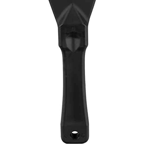 SPARTA Polypropylene Scraper Tool Food Safe Scraper for Removing Caked-On Residue in Commercial Kitchens, Plastic, 7.82 x 3 Inches, Black - color: Black