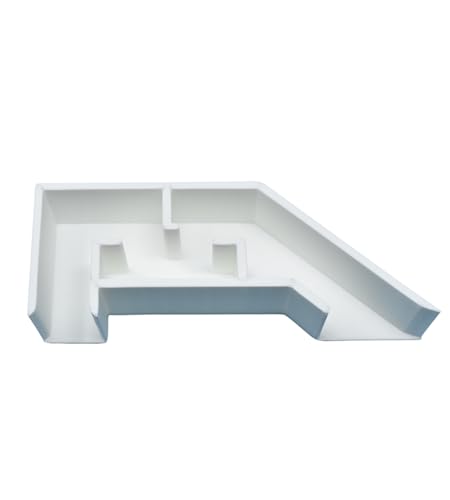 Chatelet Aquarium Underground Tunnel | Fish & Shrimp Hideout for Aquariums | Unique Underground Viewing Tunnel | Made in USA (White) - color: White