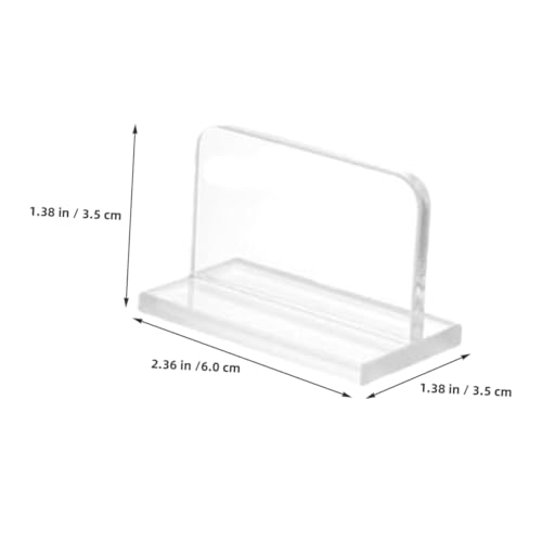 ULTECHNOVO 6pcs Self-Adhesive Acrylic Fish Tank Lid Grip Handles for Easy Aquarium Cover Accessory Fish Tank Parts for Convenient Use and Safe Support