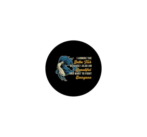 Betta Fish Because Fish Lover Aquarium Vintage Betta Fish PopSockets Adhesive PopGrip - style: Adhesive PopGrip