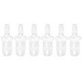Plastic Hose Barb Reducer Pipe Fittings, 3/8" to 1/4" Hose ID Connectors Joint Splicer Mender Adapter Union Boat Water Air Aquarium O2 Fuel (Pack of 6) - size: 3/8"-1/4", style: 6