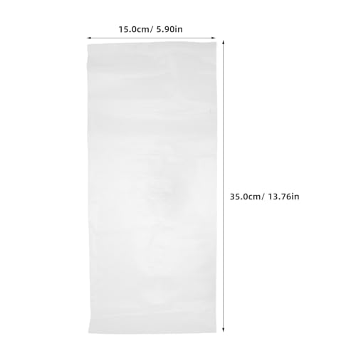 50PCS Fish Transport Bags: PE Plastic Leak-Proof Shipping Bags For Live Fish, 4.3 Mil Extra Thickness, 13.8"X6", Flat Seal, Transporting Shipping Containers