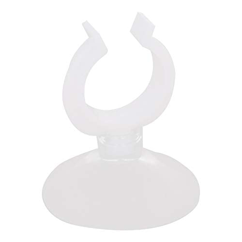 MroMax Aquarium Suction Cup Clips Airline Tubing Hose Heater Clips Clamps Holder for Fish Tank Clear 23mm to 27mm 20Pcs - size: 20pcs 23mm to 27mm