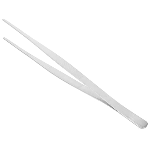 BESPORTBLE Stainless Steel Straight Tweezers for Aquarium Planting Durable and Flexible Precision Tool for Easy Water Plant Positioning