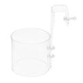 POPETPOP Aquarium Fish Food Feeder Ring Acrylic Fish Food Organizer for Betta Shrimp Turtle Feeding Tank with 80-Hook Floating Feeding Tool