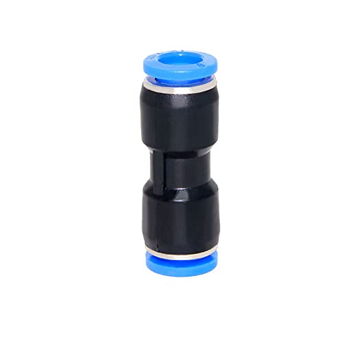 Beduan Push to Connect Fitting, 6/8/10/12 mm Tube OD Pneumatic Quick Adapter Tubing Air Hose Line Pipe Fitting 40Pcs For 1/4 5/16 3/8 1/2 Tube OD - size: 6/8/10/12mm (40Pcs)