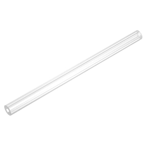 uxcell Rigid Round Clear Tubing 4mm(3/16") ID x 10mm(3/8") OD x 0.5Ft(150mm) Length Plastic Tube - size: 4mm x 10mm x 150mm