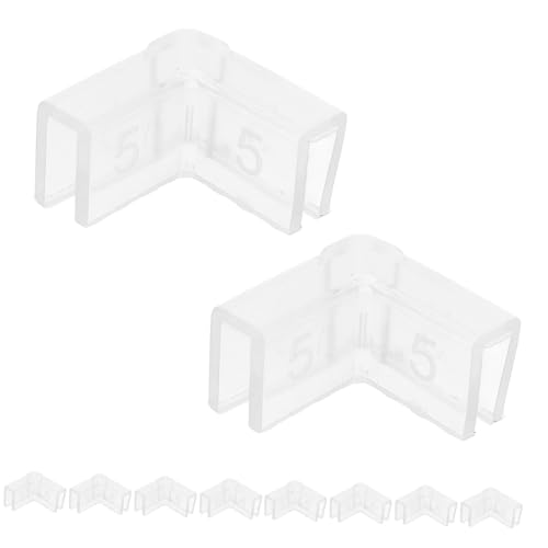 Yardwe 10Pcs Transparent Aquarium Corner Guards Durable Edge Protectors for Fish Tanks Furniture Safety Versatile Indoor Corner Bumpers for Unobstructed Views