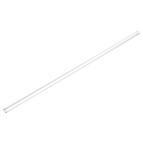 uxcell Clear Rigid Tubing 5mm(3/16") ID x 8mm(5/16") OD x 1Ft Length Round Plastic Polycarbonate Tube - size: 5mmx8mm