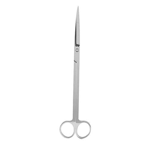 Semme Stainless Steel Plant Scissors for Aquarium Fish Ergonomic and Effortless Trimming Tool (Straight cut) - size: Straight cut